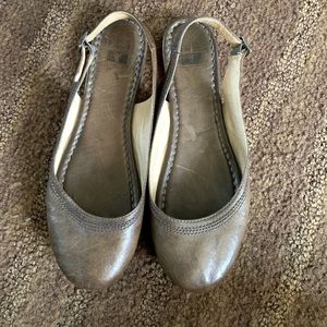 Frye sling back ballet flats